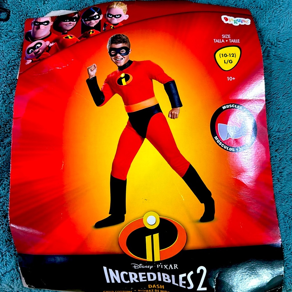 Incredibles 2 Dash Child Costume Large